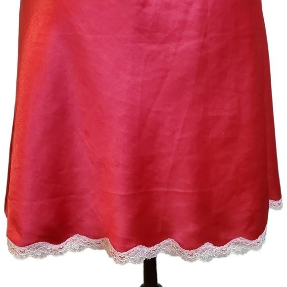 Victoria's Secret Pink Satin Embellished Chemise Slip‎ Gown Sz Med - Picture 6 of 9